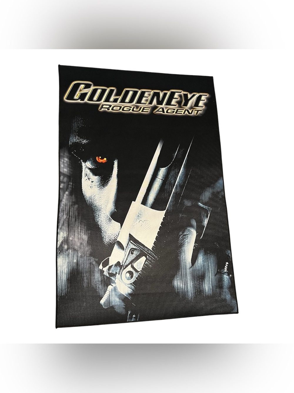 Golden eye Rogue Agent Gamer Area Rug 4ft x 2.5ft